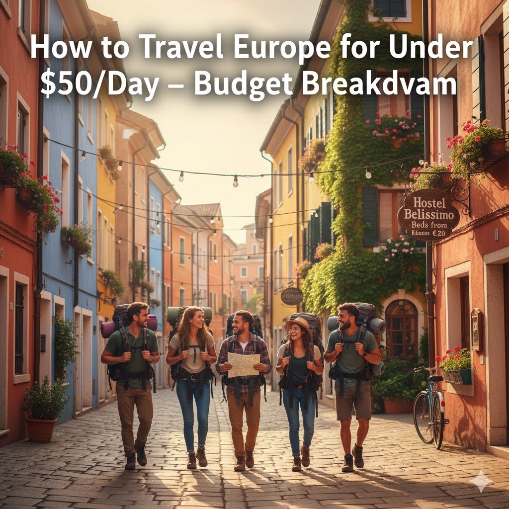 How to Travel Europe for Under $50/Day – Budget Breakdown
